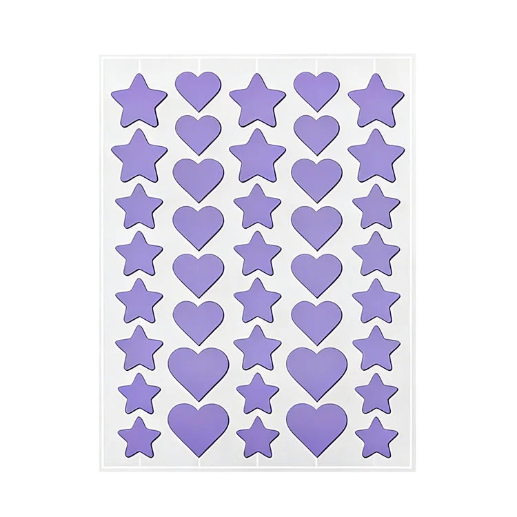 Емдеуге арналған сүйкімді жұлдызды безеу патчтары